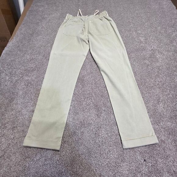 Casual Sage Elastic Waist Premium Drawstring Straight Pants Paige sz 29 - Picture 1 of 16